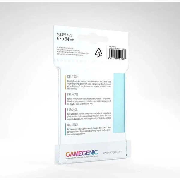 Gamegenic mäkké obaly na karty (100ks) - Obaly na karty - Obrázok Y1MG000N01