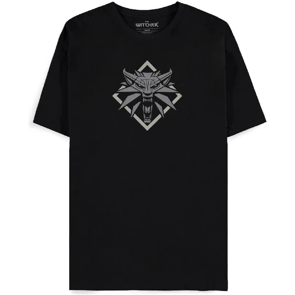 Tričko The Witcher - Wolf Medallion 2XL - Tričká - Hlavný obrázok