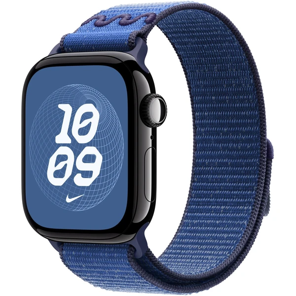 Apple Watch 42/41/40/38mm Blue Ribbon prevliekací športový remienok Nike - Remienky - Hlavný obrázok