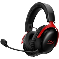 HyperX Cloud III S bezdrôtové herné slúchadlá čiernočervená - Slúchadlá