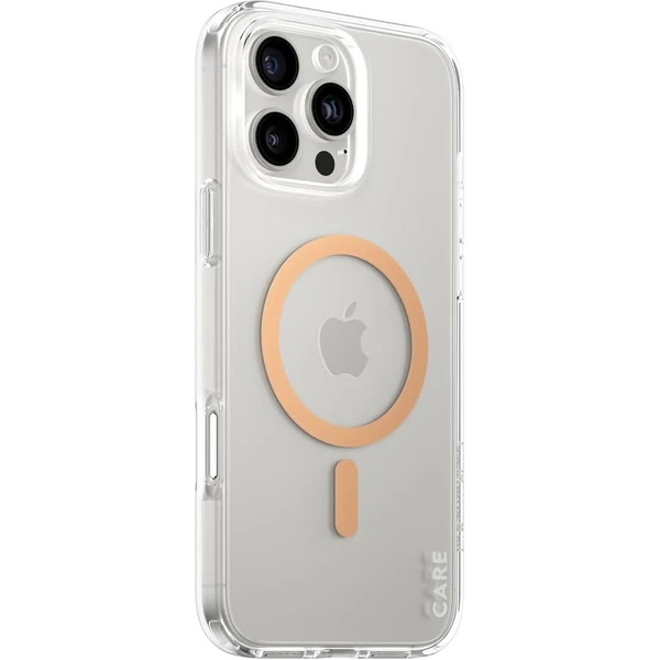 PanzerGlass® CARE kryt Apple iPhone 16 Pro Max MagSafe Urban Combat číry/broskyňový - Puzdra - Hlavný obrázok