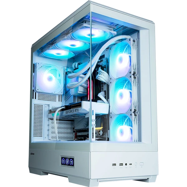 ZALMAN P50 DS biela - Počítačové skrine - Hlavný obrázok