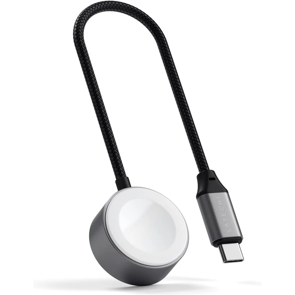 Satechi USB-C magnetický napájací kábel pre Apple Watch 5W 0,2m vesmírne šedý - Káble a redukcie - Hlavný obrázok