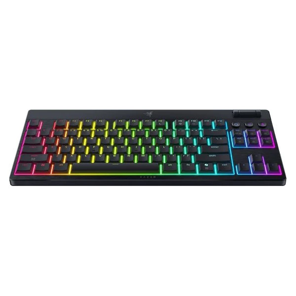 Razer BlackWidow V4 Low-profile Tenkeyless HyperSpeed ??Yellow Switch herná klávesnica (US) čierna - Klávesnice - Obrázok Y2NI000K01