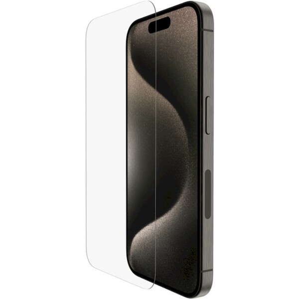 E-shop Belkin SCREENFORCE™ TemperedGlass Anti-Microbial sklo iPhone iPhone 15 Pro