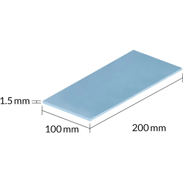 Arctic teplovodivá podložka - TP-3 200 x 100 x 1,5/2 pack - Teplovodivé pasty a opasky - Obrázok Y2P9000O01
