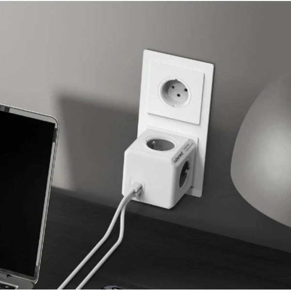 CubeNest PowerCube Original USB PD 35W, 2x USB-C, sivá - Zásuvky - Obrázok Y2UD000O01
