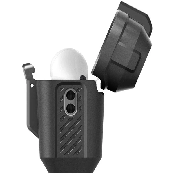 Spigen Lock Fit odolné puzdro Apple AirPods Pro 2 Gen. matne čierne - Puzdra - Obrázok Y305000J01
