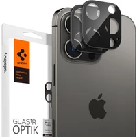 Spigen Glass tR Optik 2 Pack skla iPhone 16 Pro/16 Pro Max/15 Pro/15 Pro Max/14 Pro/14 Pro Max čiern - Ochranné fólie a sklo