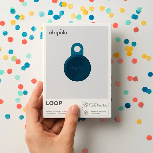 Chipolo LOOP Bluetooth lokátor tmavo modrý - Lokátory - Obrázok Y3DJ000K01