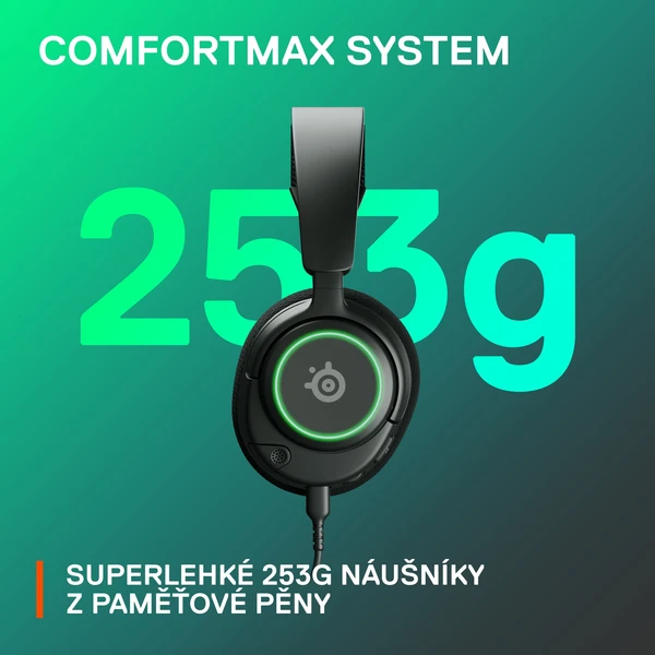 SteelSeries Arctis Nova 3 čierna - Slúchadlá - Obrázok Y3FJ300401