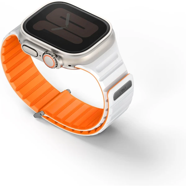 UNIQ Revix Evo obojstranný remienok Apple Watch 49/46/45/44/42mm (oranžový/biely) - Remienky - Obrázok Y3O5000O01