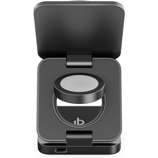 Cubenest SQ312 Fold Pro Qi2 (MagSafe) 3v1 magnetická nabíjačka čierna - Nabíjačky - Obrázok Y3PF000N01