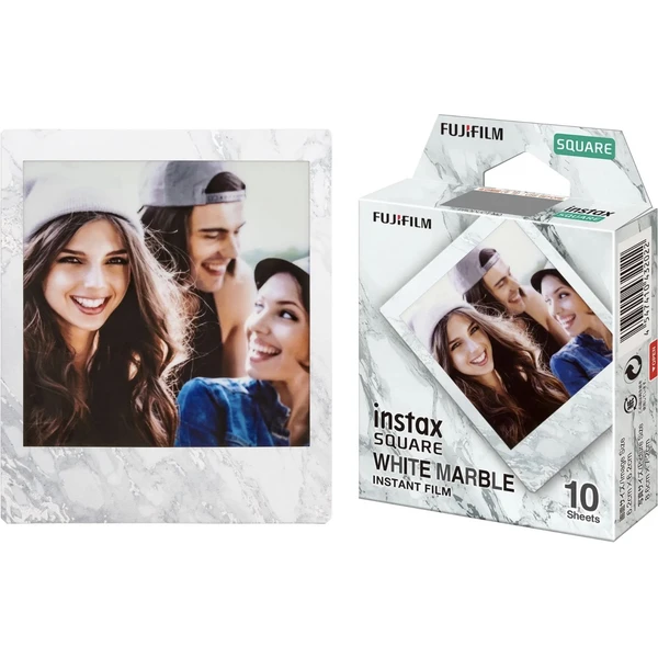 Fujifilm Instax Square White Marble film (10 ks) - Filmy pre instantné fotoaparáty - Hlavný obrázok