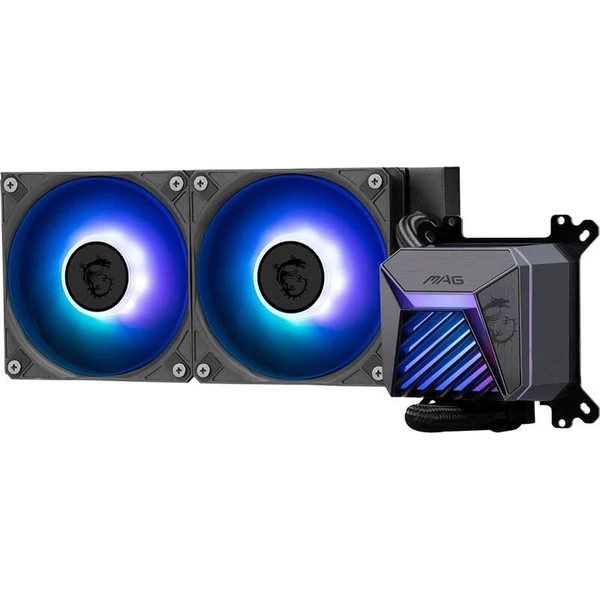 MSI MAG CORELIQUID A15 240 2x120mm ARGB vodný chladič - Chladiče - Hlavný obrázok