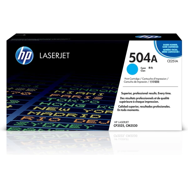 HP CE251A č. 504A Azúrová originálna - Tonery - Hlavný obrázok