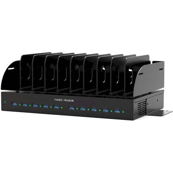 E-shop Port Naotic Charging Table 10 nabíjacej stanice pre 10 tabletov/smartphonov
