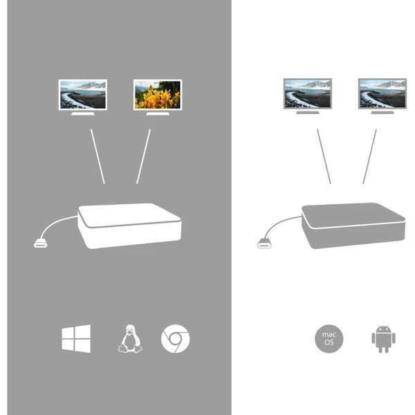 i-tec USB-C Dual Display Docking Station with Power Delivery 100 W - Dokovacie stanice - Obrázok Y49B000501