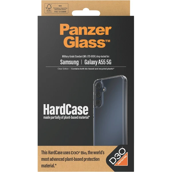 PanzerGlass HardCase D3O Samsung Galaxy A55 5G číry - Puzdra - Obrázok Y4G3000P01