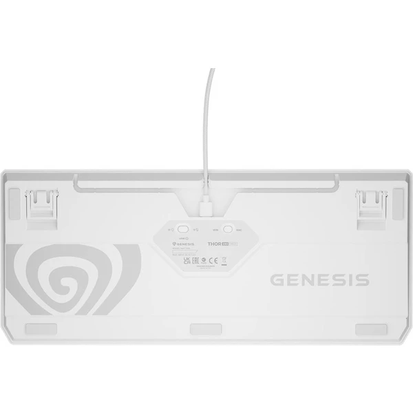 Genesis THOR 230 TKL RGB bezdrôtová mechanická klávesnica biela Outemu Red - Klávesnice - Obrázok Y4I5000O01
