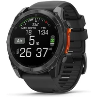 Garmin Fenix 8 AMOLED 51mm sivý/čierny remienok - Inteligentné hodinky