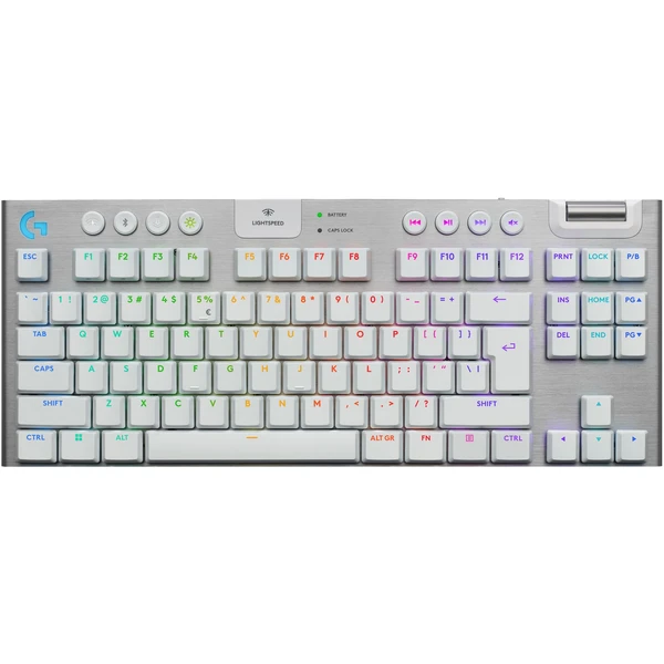Logitech G915 X LIGHTSPEED TKL Tactile herná klávesnica US biela - Klávesnice - Hlavný obrázok