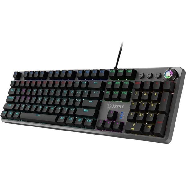MSI Forge GK310 Red herná klávesnica (CZ/SK) čierna - Klávesnice - Obrázok Y4NE000J01