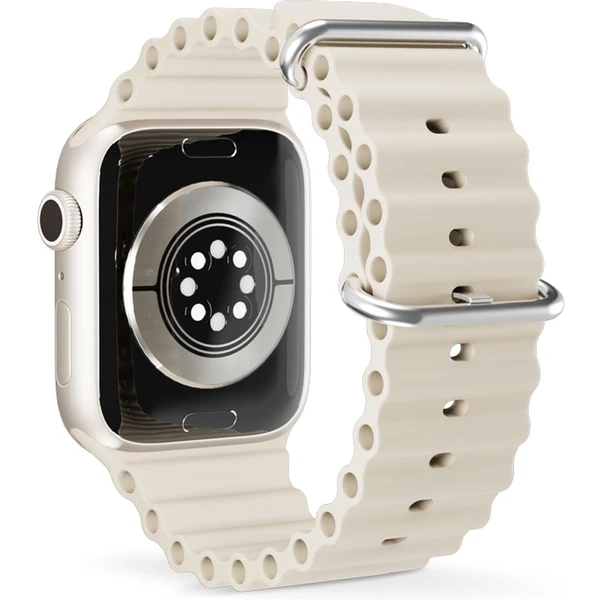 Epico Ocean remienok pre Apple Watch 42/44/45/46/49mm slonovinový - Remienky - Obrázok Y4U3000L01
