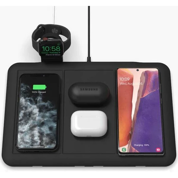 Mophie 4v1 bezdrôtová nabíjačka čierna - Nabíjačky - Hlavný obrázok