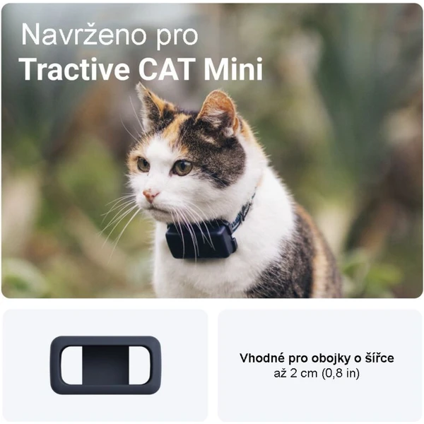 Tractive CAT Mini náhradná gumová spona 2ks - GPS Moduly  - Obrázok Y503000L01