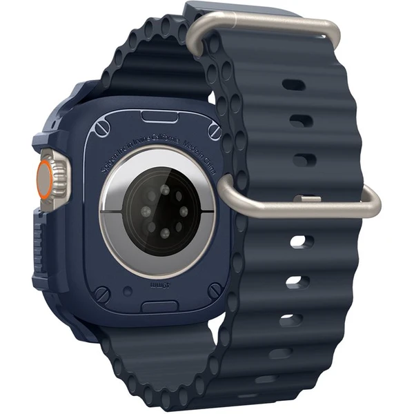 Spigen Rugged Armor kryt Apple Watch Ultra 3/2/1 (49mm) modrý - Puzdra - Obrázok Y5A1000P01