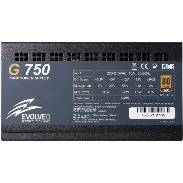 EVOLVEO G750 750W retail - Zdroje - Obrázok Y5AA000P01
