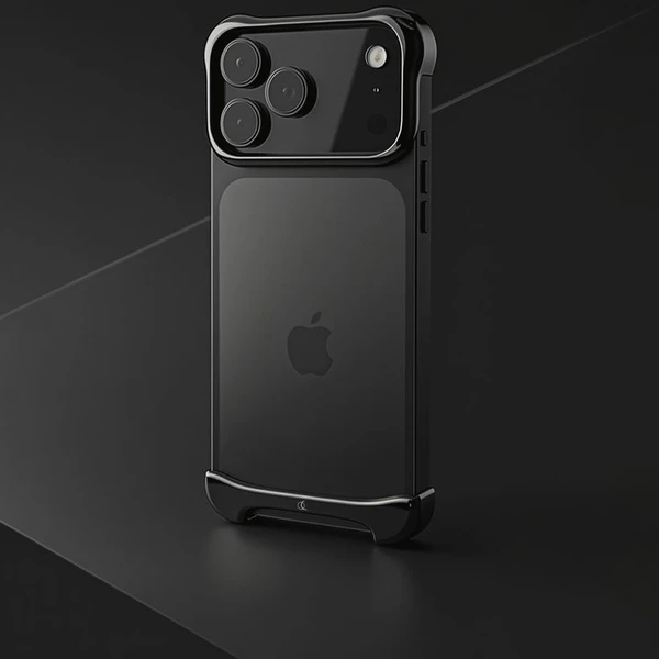 Arc Pulse titánový ochranný rám iPhone 17 Pro onyxovo čierny - Puzdra - Obrázok Y5DJ000K01