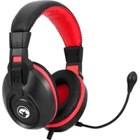 Marvo H8321S, slúchadlá s mikrofónom, drôtová čierna, 2 x 3.5 mm Jack, DOPREDAJ - Slúchadlá