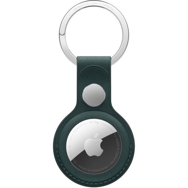 Apple FineWoven kľúčenka na AirTag tmavo zelená