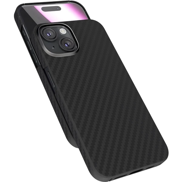Epico Mag+ Carbon kryt pre iPhone 16 Plus čierna - Puzdra - Hlavný obrázok