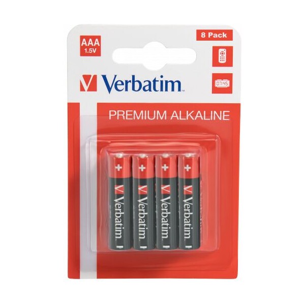 Verbatim AAA alkalická batéria LR3 (8 ks)