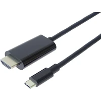 PremiumCord USB-C/HDMI kábel 4K 2m čierny - Káble a redukcie