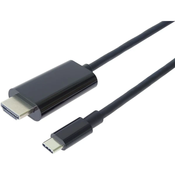 PremiumCord USB-C/HDMI kábel 4K 2m čierny - Káble a redukcie - Hlavný obrázok