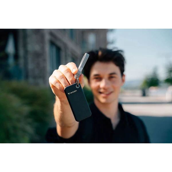 Verbatim Pocket SSD 1TB USB-C čierna/šedá - SSD - Obrázok Y7JD000P01