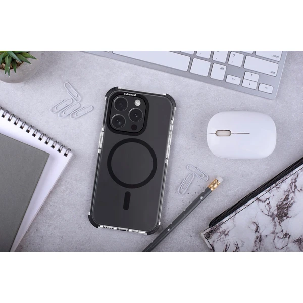 Cubenest MagPro Strong Guard kryt iPhone 15 Pre čierny - Puzdra - Obrázok Y7S8000J01