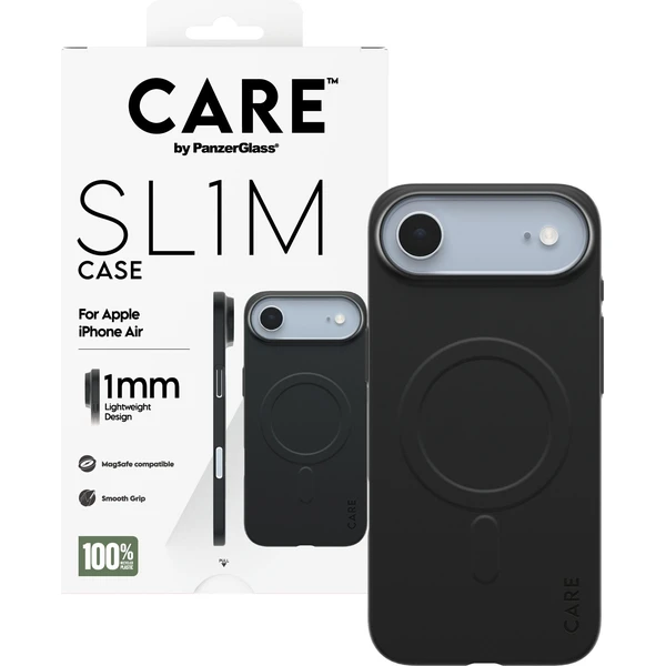 PanzerGlass® CARE SL1M (1mm) MagSafe kryt Apple iPhone Air čierny - Puzdra - Hlavný obrázok