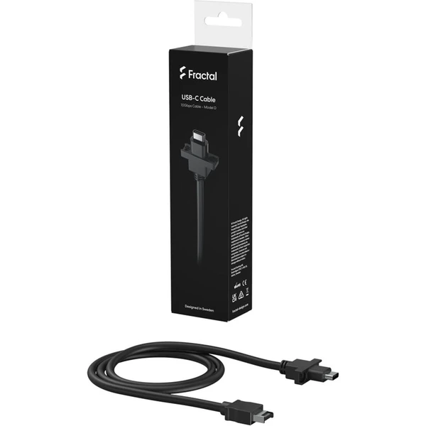 Fractal Design USB-C 10Gbps kábel model D - Káble a redukcie - Obrázok Y8H8G00101