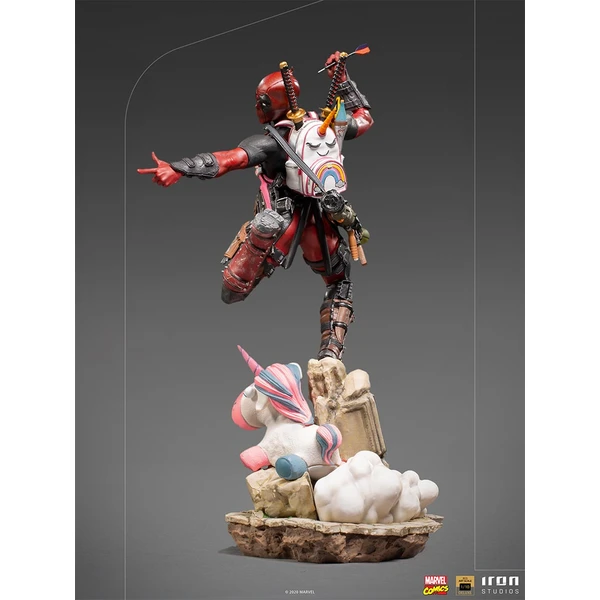 Soška Iron Studios - Deadpool Deluxe BDS Art Scale 1/10 - Marvel Comics - Sochy a sošky - Obrázok Y8PJ100201