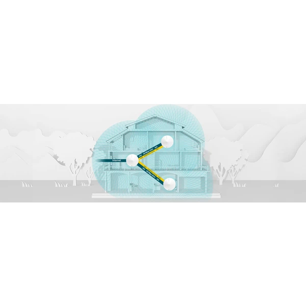 TP-Link Deco M5 mesh systém 1ks biely - Mesh systémy - Obrázok Y8ZN600301