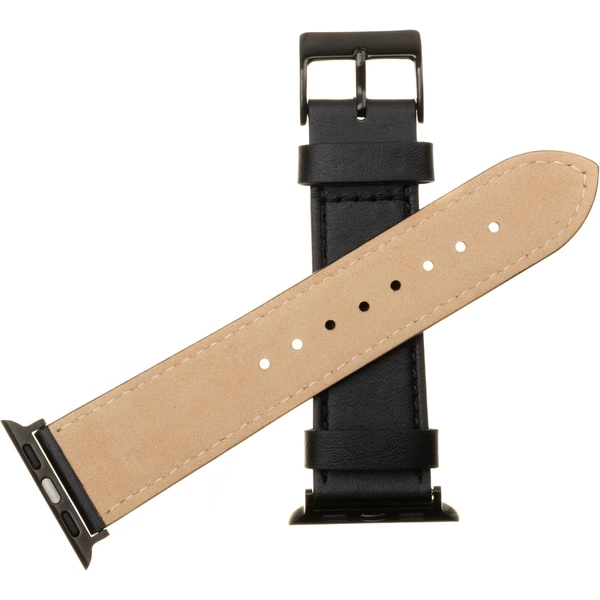 FIXED Leather Strap kožený remienok pre Apple Watch 38/40/41 mm čierny - Remienky - Obrázok Y95E300401