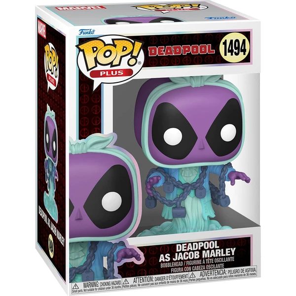 Funko POP! #1494 Plus Marvel: Deadpool Literárne klasiky - Deadpool ako Jacob Marley - Funko POP! - Obrázok Y9EO000K01