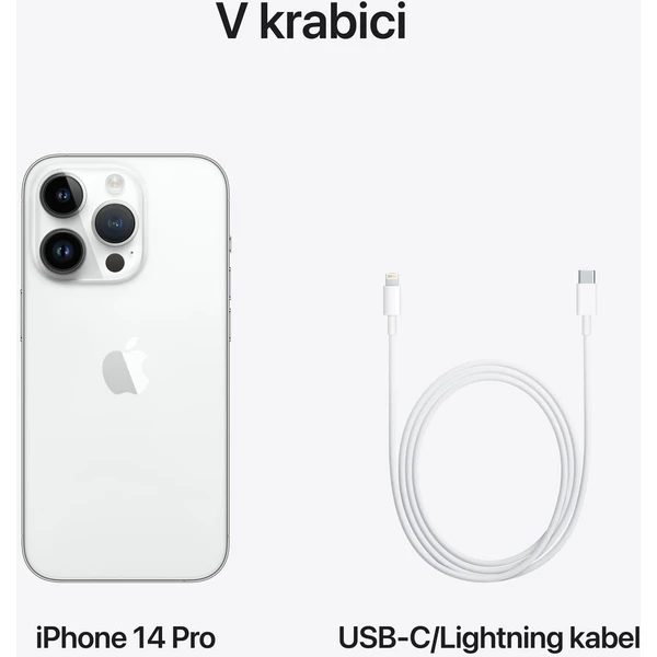 Apple iPhone 14 Pro 1TB strieborný (Kategória B) - Mobilné telefóny - Obrázok YALG300401