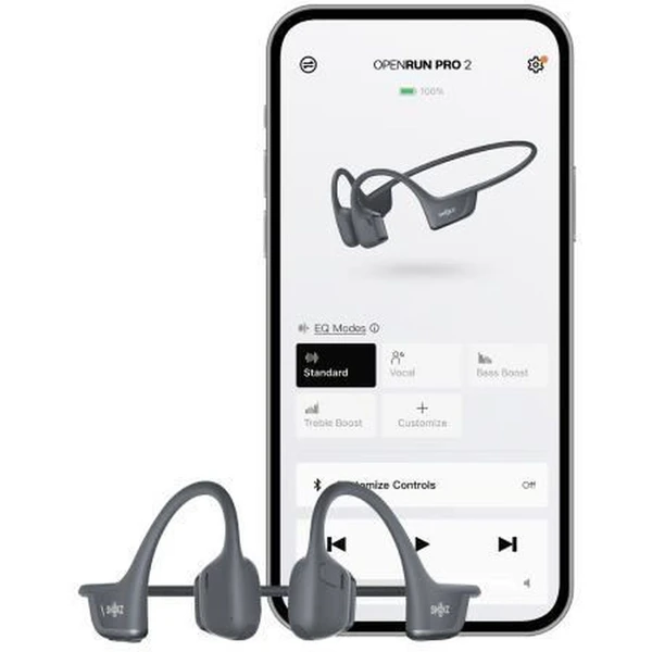 Shokz OpenRun Pro 2 Mini (USB-C) bezdrôtové slúchadlá čierna - Slúchadlá - Obrázok YATA000N01