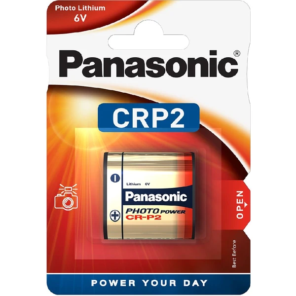 Panasonic CR-P2 lítiová Foto batérie (1ks) - Batérie - Hlavný obrázok